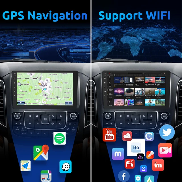 ESSGOO Wireless Carplay Android Auto Car Radio 7 9 10" 2 Din Universal Multimedia Player Autoradio Stereo With 720P AHD Camera 3