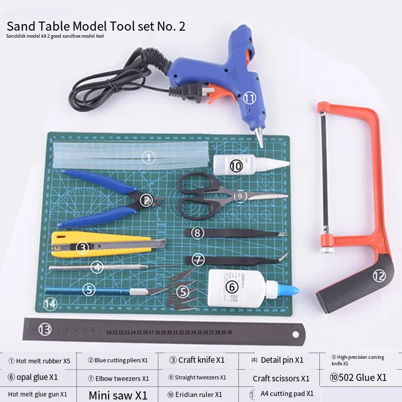 Model Building Tool Sets Multifunctional Model Tools Scissors Pen Engraving Knife Kit Advanced Premium Suit For Gundam Assembly