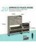 Maupvit Shoe Storage Cabinet with 3 Flip Drawers for 20 Pairs Entryway Shoe Storage with Shoe Bench Narrow Hidden Shoe O 2