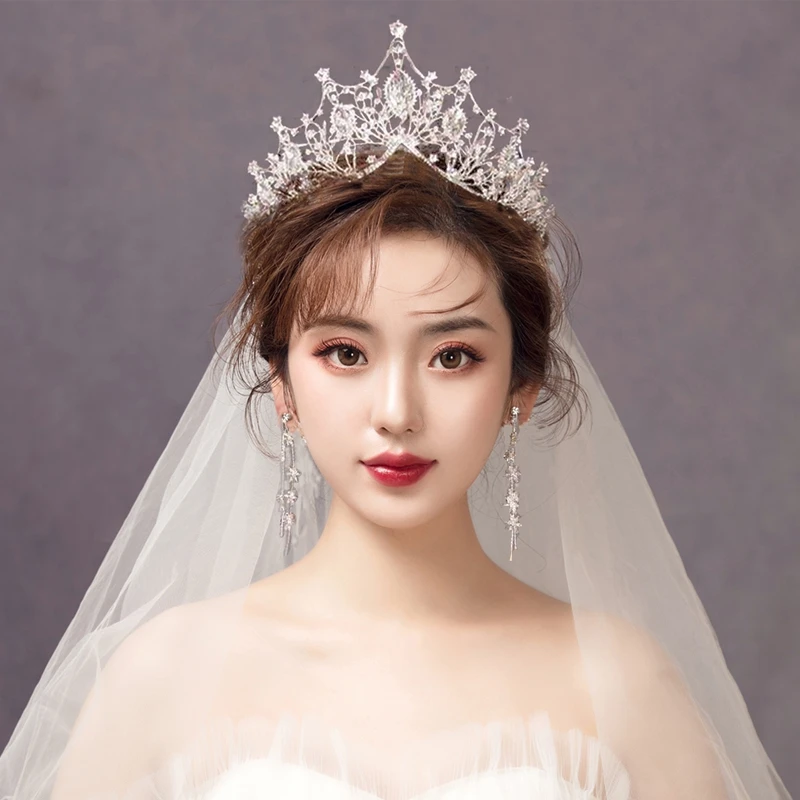 Wedding Crown Hair Accessories Vintage Baroque Headbands Bridal Headwear
