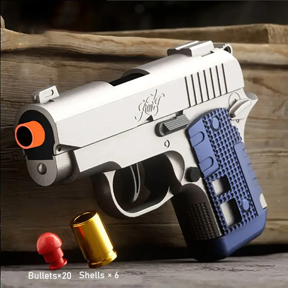 Mini M1911 Blaster Guns Toy Gun For Adults Boys Stress Shot Gun Ejecting Shells Birthday Gift Dropship TikTok 2