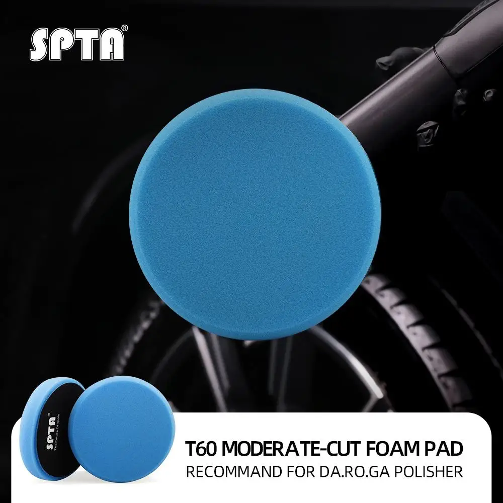 3"(80mm)/5"(125mm)/6"(150mm)/7"(180mm) Round Polishing Foam Pad Sponge For RO/DA/GA Car Polisher Remove Sanding Marks 1PC