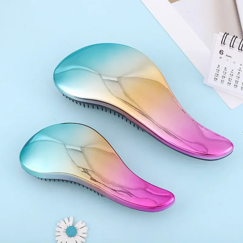 Hair Comb Curly Hair Brush Hair Brush Comb Hair Comb Set Colorful Hair Brush Children and Women Shiny Anti-knot TT Hair Comb Reduce Loss Detangling Brush Scalp Massage Comb