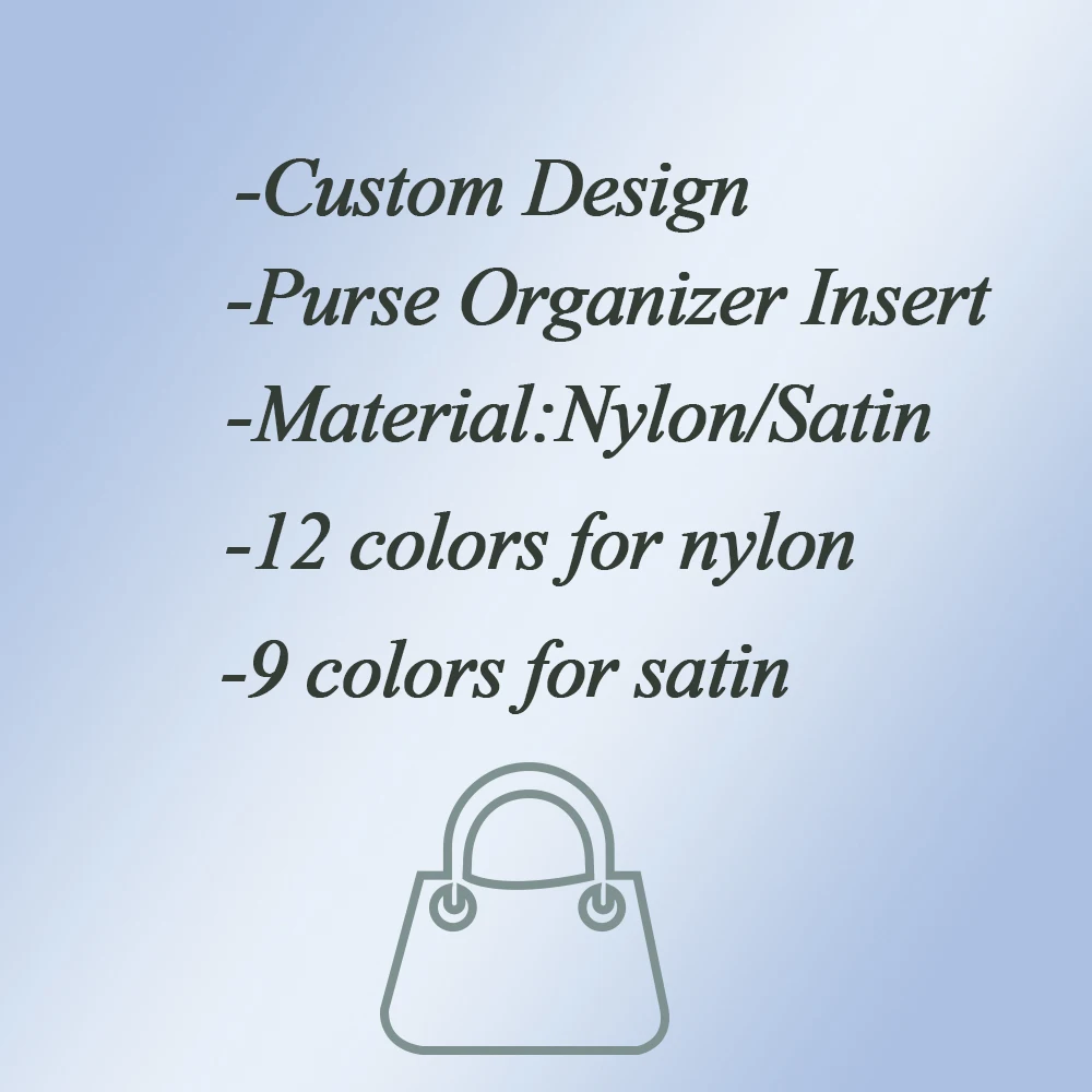 

Дизайнерский Органайзер для сумок под заказ, вставка для роскошных сумок, внутренняя сумка, нейлоновая сумка для хранения, органайзер для сумок, органайзер для сумок