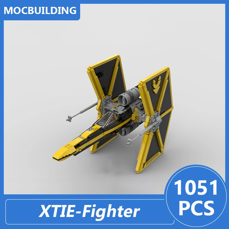 

XTIE-Fighter горная Гильдия уродливый Звездный истребитель линия модель Moc строительные блоки Diy Сборные Блоки обучающие игрушки подарки 1051 шт.
