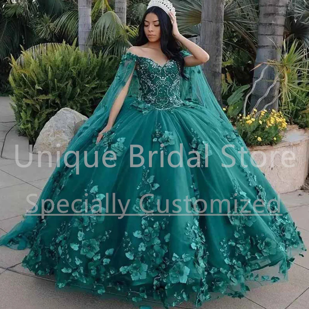 

Luxury Quinceanera Dresses Princess Ball Gown Applique Sleeveles Drap Off The Shoulder Sweep Train Birthday Prom Gowns Sweet