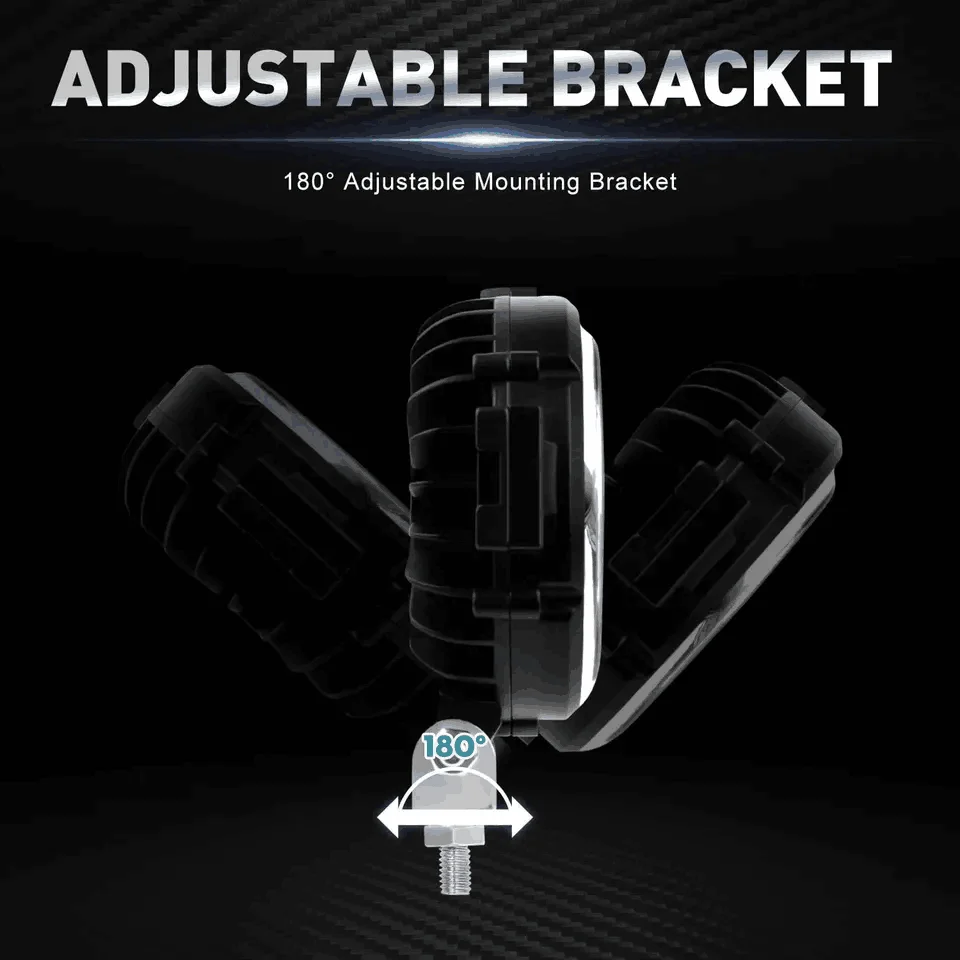 7inch Waterproof LED Headlight Hi/Low Daytime running Offroad LED Bar Spot Flood