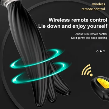 360 Degree Prostate Massager Rotating Anal Vibrator Male Masturbator Butt Plug Vibrators Sex Toys For Men Women Stimulator Coupl 4