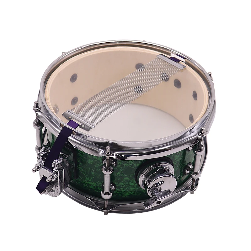 Snare Drum 10x5 Inch Birch wood Body Tom Drum Percussion Instrument Set Celluloid body