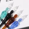 1PC Handmade Calligraphy Signature Writing Fountain Pen Painting Supplies Filling Ink Glass Dip Pen 2