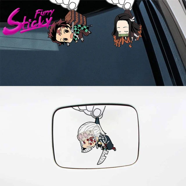 Fashion Cool Anime Demon Slayer Cartoon Car Sticker Nezuko Tanjirou Anime  Car Body Laptop Motorcycle Sticker Car Accessories - AliExpress