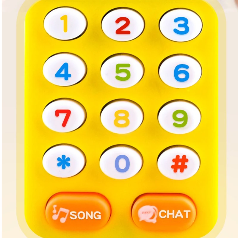 Baby Phone Toys Children's Musical Electronic Mobile Phone With Sound Light Game Educational Kids 18 Months Brithday Gifts 6