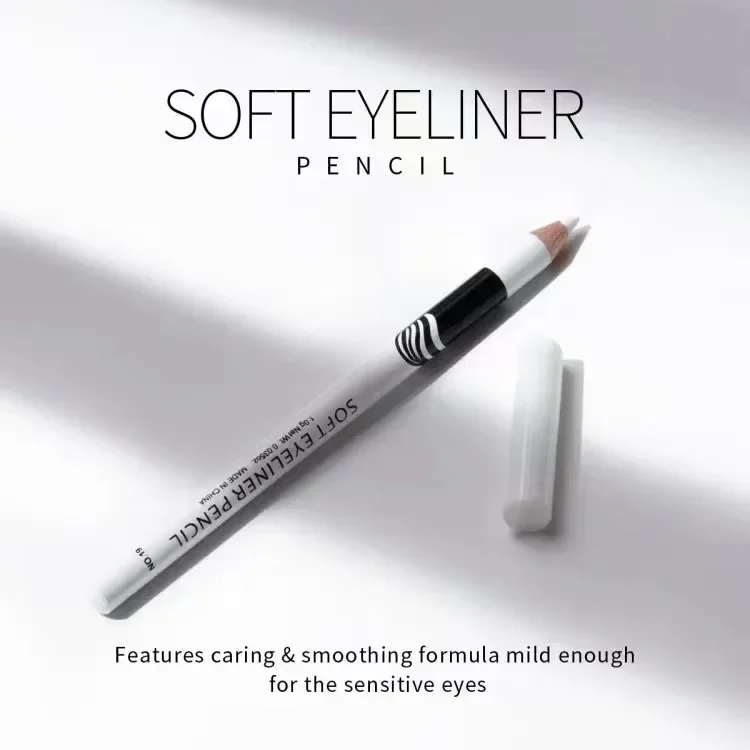 1PC White Eyeliner Makeup Lasting Smooth Matte Eyeliner PencilEasy To Wear Eyes Brightener Waterproof Fashion Eyes Liner Pencils