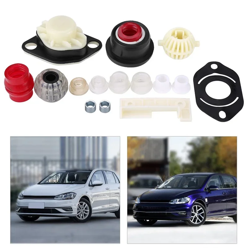 

For VW Golf Jetta Seat Toleto Ibiza Selector Manual Transmission Models Gear Shift Lever Repair Kit Linkage Bush Car Accessories