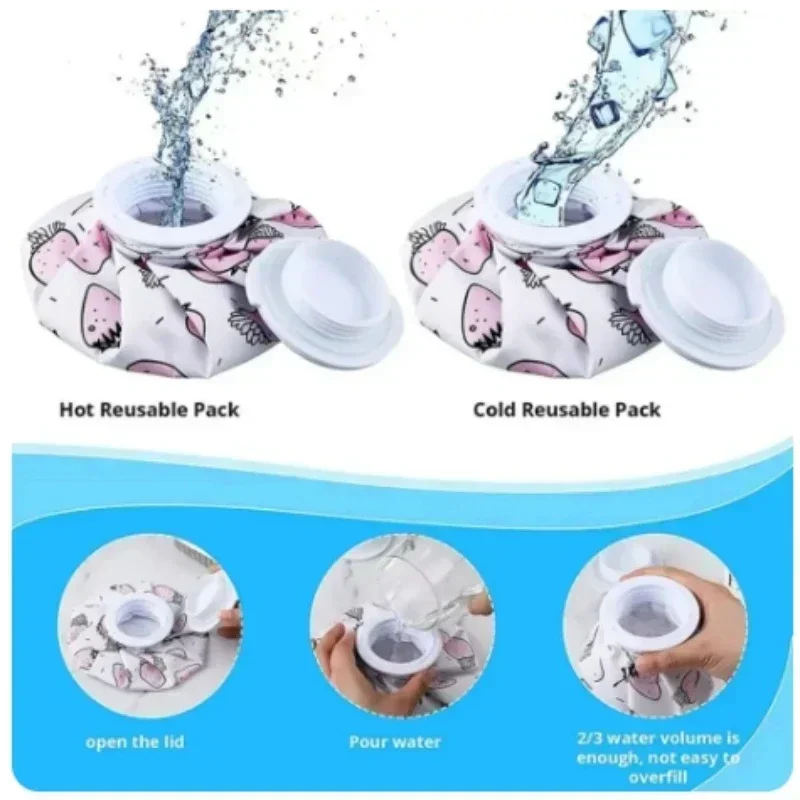Effective cartoon ice packs thermal insulation bags cold or hot compresses to relieve headaches and migraines