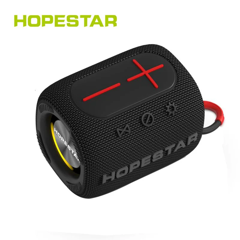 

Outdoor Waterproof Wireless Bluetooth Speaker Portable Column Music Center Boombox TWS Subwoofer Audio TF/USB HOPESTAR P32mini
