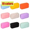 New Waterproof Nylon Durable Toiletry Bag Cosmetic Bag Solid Color Female Makeup Bag Travel Toiletry Beauty Makeup Bag Organizer 1