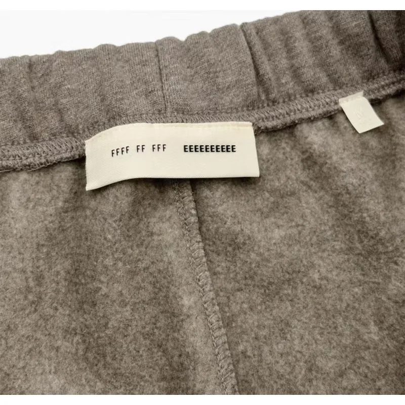 Men's Sports Leg Binding Pants Classic Brand Metallic Silicone Letter Logo Pants High Street Couple Loose Pants Hoodies Set view 4