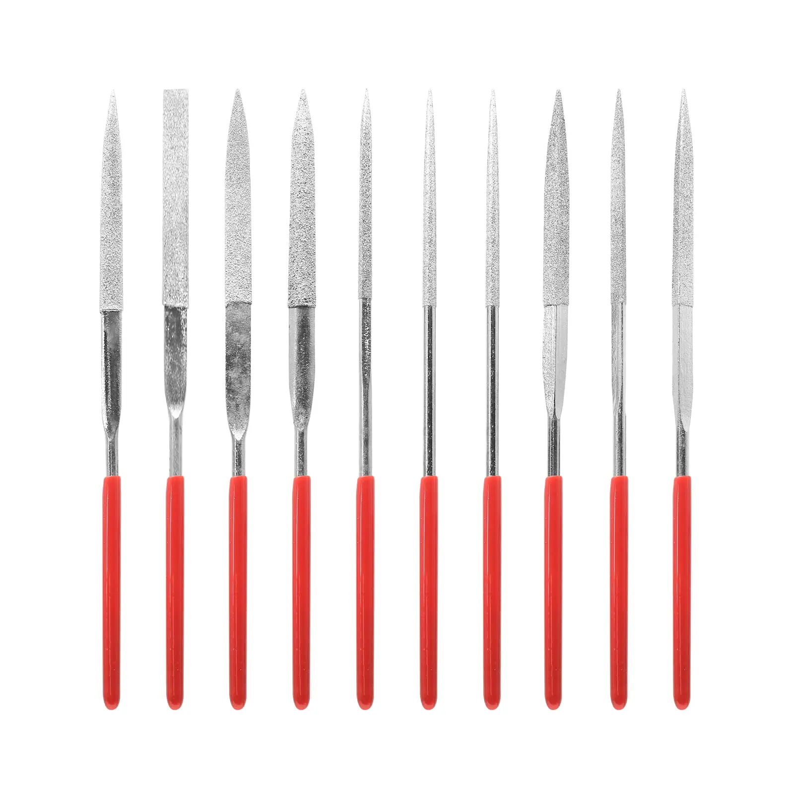needle file set 10Pcs diamond needle file set for jewelry metal wood ceramic glass stone craft sharping working hand carving tool