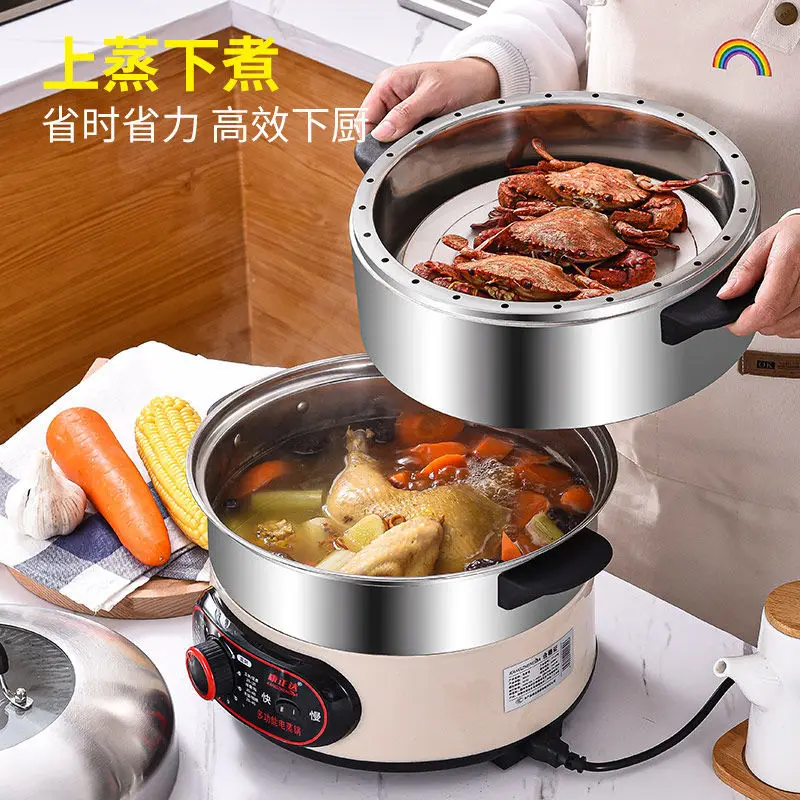 Steam Pot, Large Capacity High Efficiency Thickened Stainless Steel Steaming  Pot 304 Stainless Steel For Gas Stove For Induction Furnace For Home 