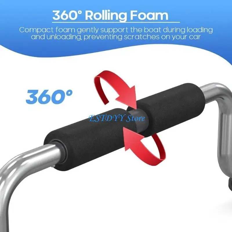 G6DE 카약 흡입 컵 홀더 유니버탈 카약 롤러 카누 마운트 캐리어