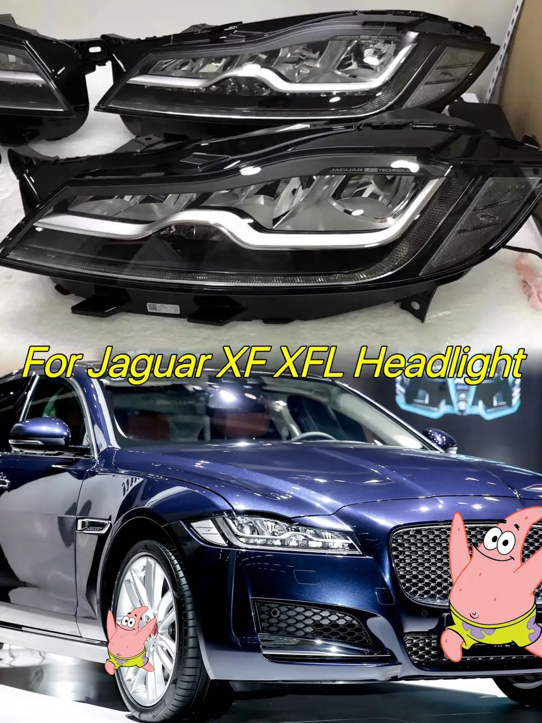 

Для Jaguar XF XFL светодиодный передняя фара в сборе XF XFL модернизация фар paly и plug 2019-2021
