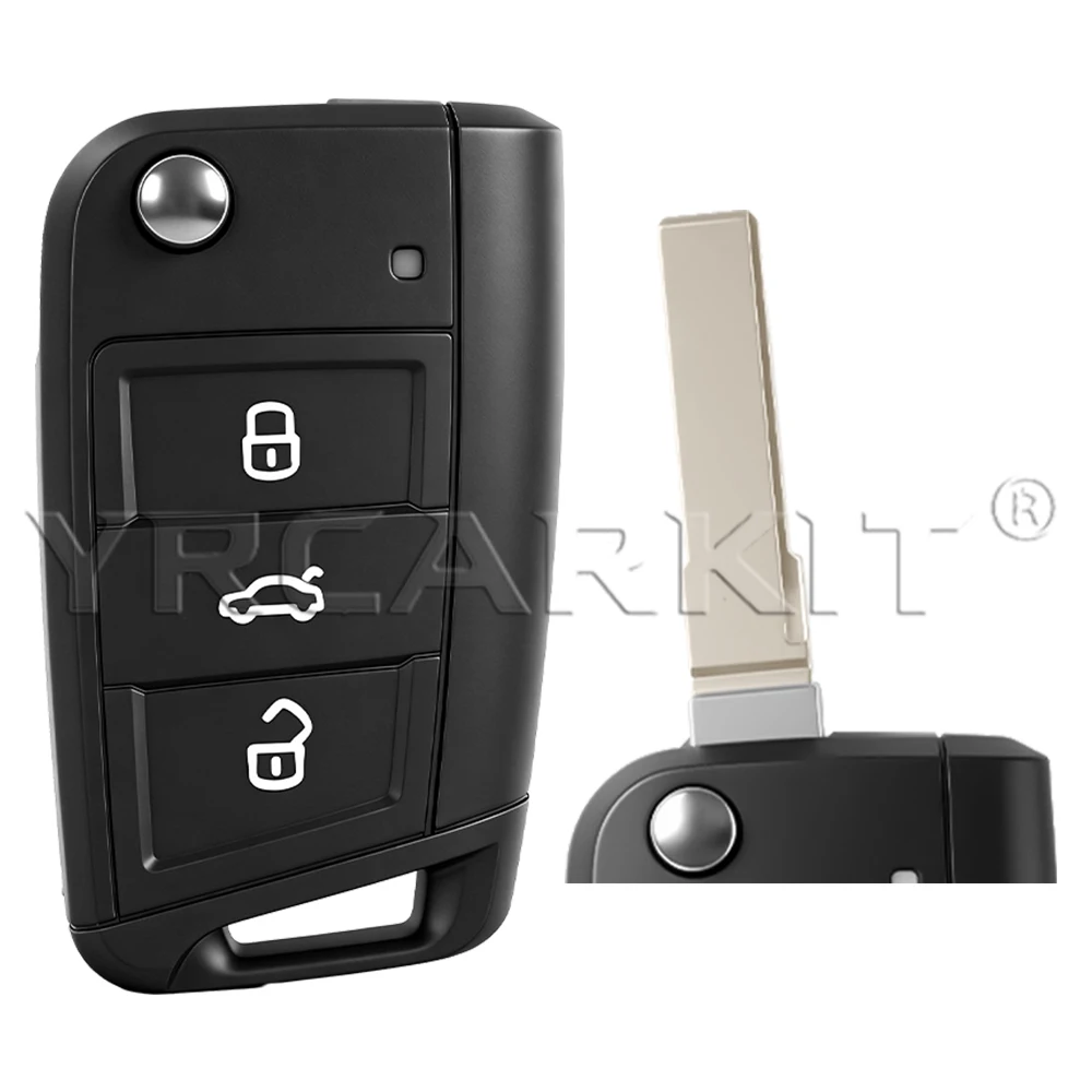 Enhanced Key Shell Flip Cover with Uncut HU66/HU162T Blade