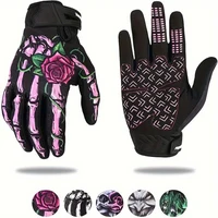 Full Finger Cycling Gloves Touch Screen Motorcycle Gloves Ghost Claw Joker Skull Gloves For Mountain Bike and Riding 1