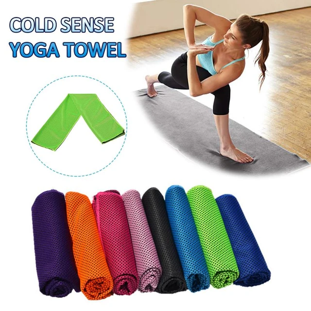 Hot Yoga Bikram Pilates Towel Quick Drying, Non Slip, Sweat Absorbing Yoga  Fitness Cold Towel Outdoor Cooling Wipe Sweat Running - AliExpress