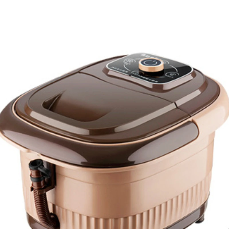Automatic Foot Bath Basin with Electric Massage 12-Roller Heating Foot Bath Household Washing Tub with Constant Temperature