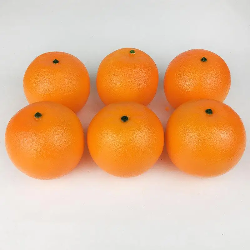 Artificial Orange Fruit Decorations - Set of 2/4/6 for Home and Event Decor【Homeclub】