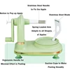 LMETJMA Multi-Function Apple Peeler Rotary Apple Pear Peeler Stainless Steel Apple Mango Potato Peeler with Suction Base JT185 2