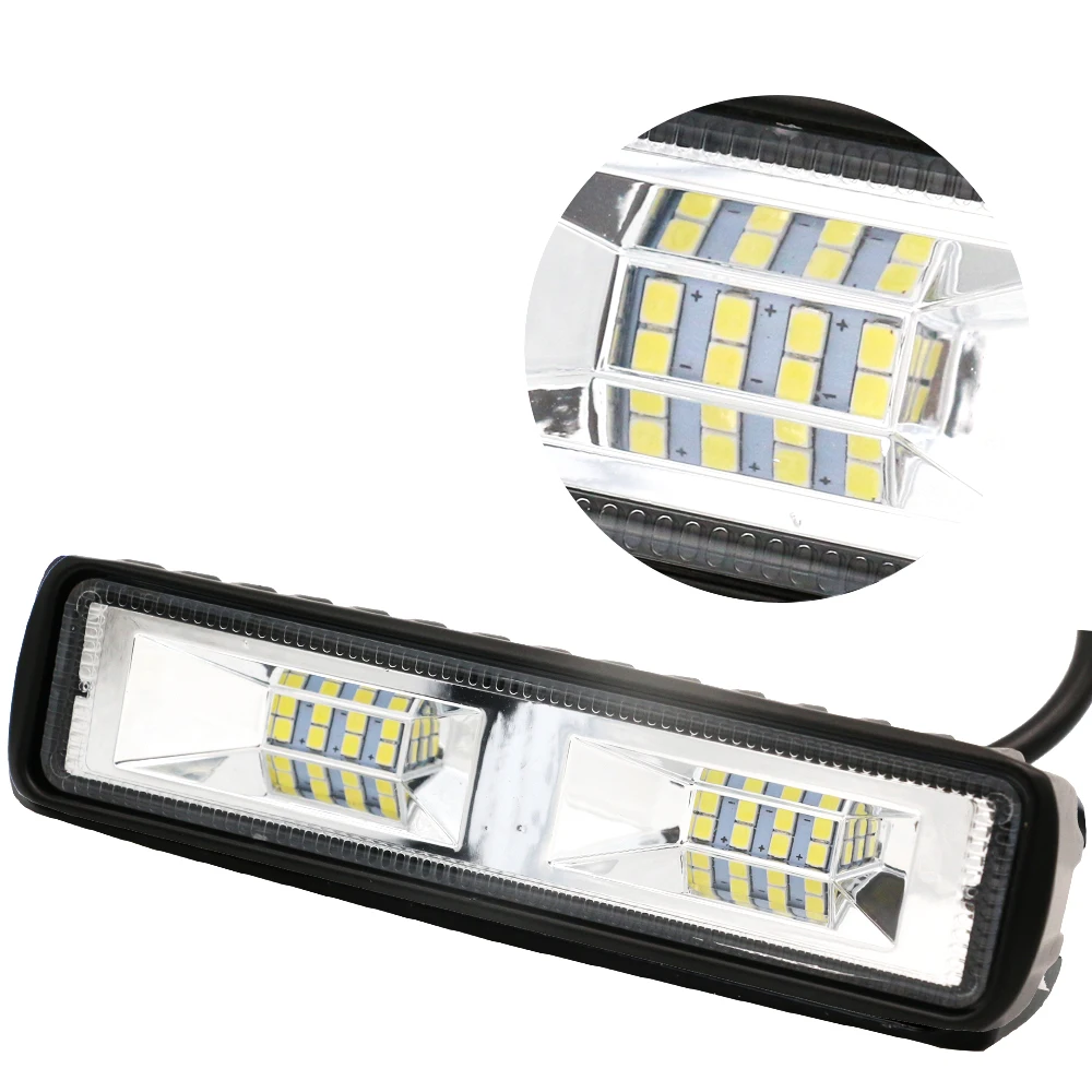 알루미늄 합금 LED 작업 전조등, 자동차 깜박이는 안개등, 12-24V