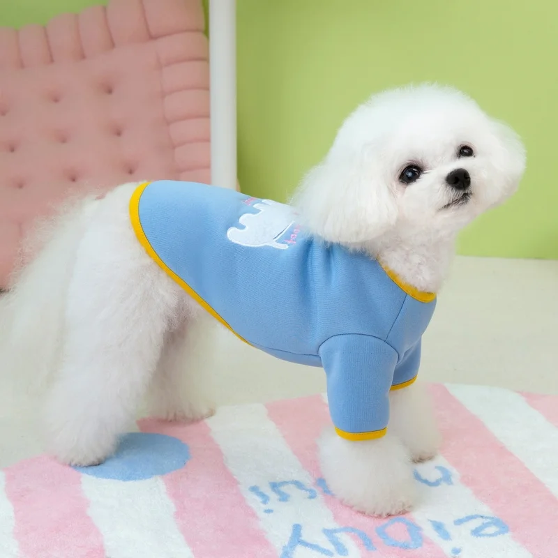 가을 강아지 후드티 패션 프린트 강아지 풀오버 따뜻한 강아지 의상 귀여운 고양이 후드티 애완견 스웨트셔츠 프렌치 불독 강아지 옷