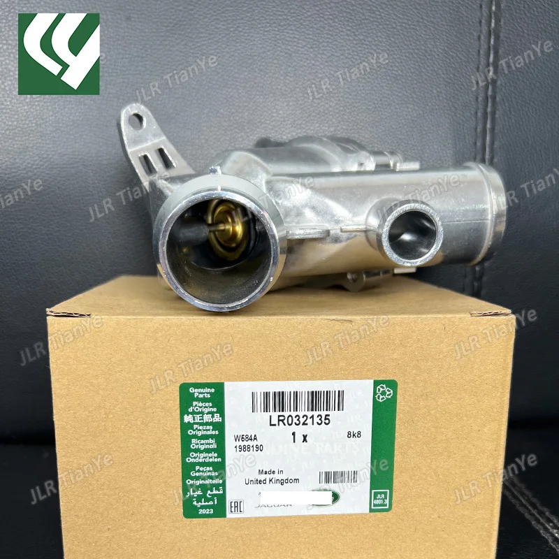 LR032135 LR035124 C2Z19929 AJ813073 AJ812976 3.0 V6 5.0 V8 aluminum thermostat housing for Discovery 4 Range Rover RR Sport XJ