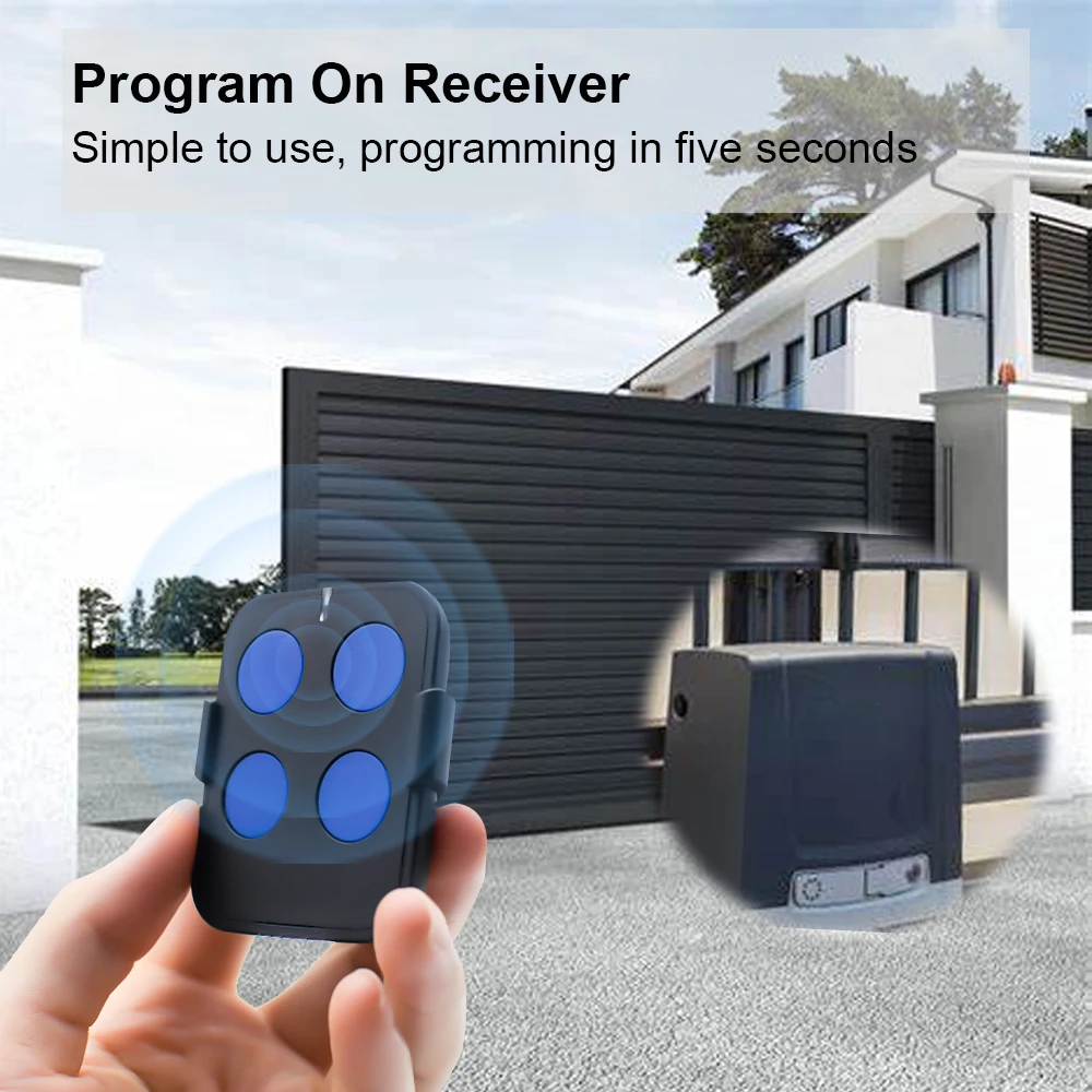 

Garage Door Remote Control For NOVOFERM NOVOTRON 502 MAX43-2 MINI-NOVOTRON 522 MINI-NOVOTRON 524 433MHz Rolling Code Mini Opener
