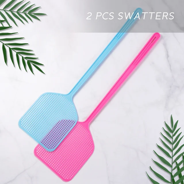 2Db Swatter Fly Zapper Swatters Ömlesztett Swat Kézi Beltéri Légy - Image 5