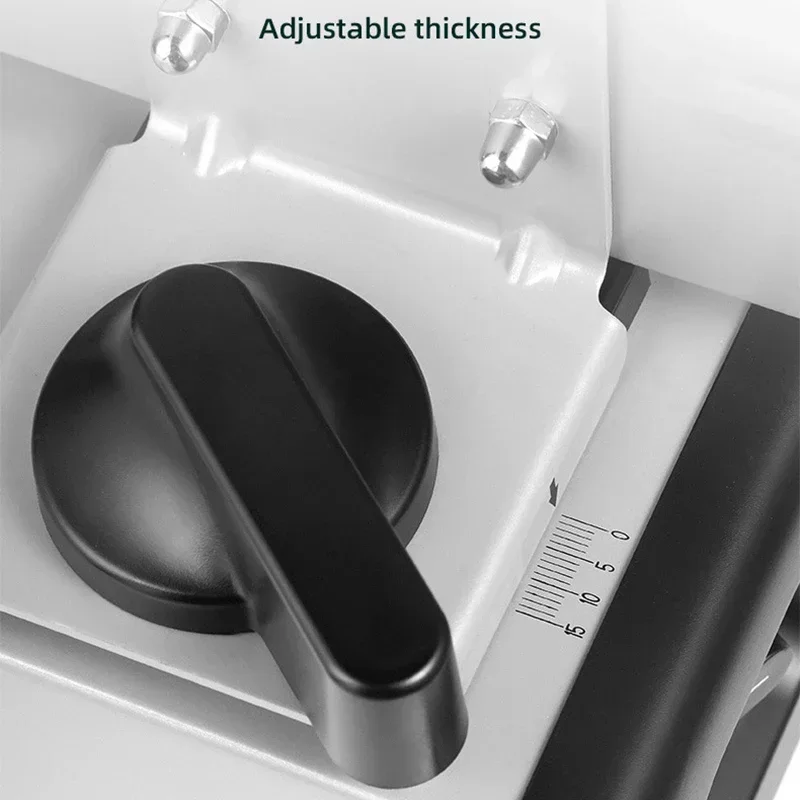 801 Electric meat Slicer 200W Household Fruit and Mutton Slicer machine Toast Bread Slice 1-15mm Thickness Adjustable 4