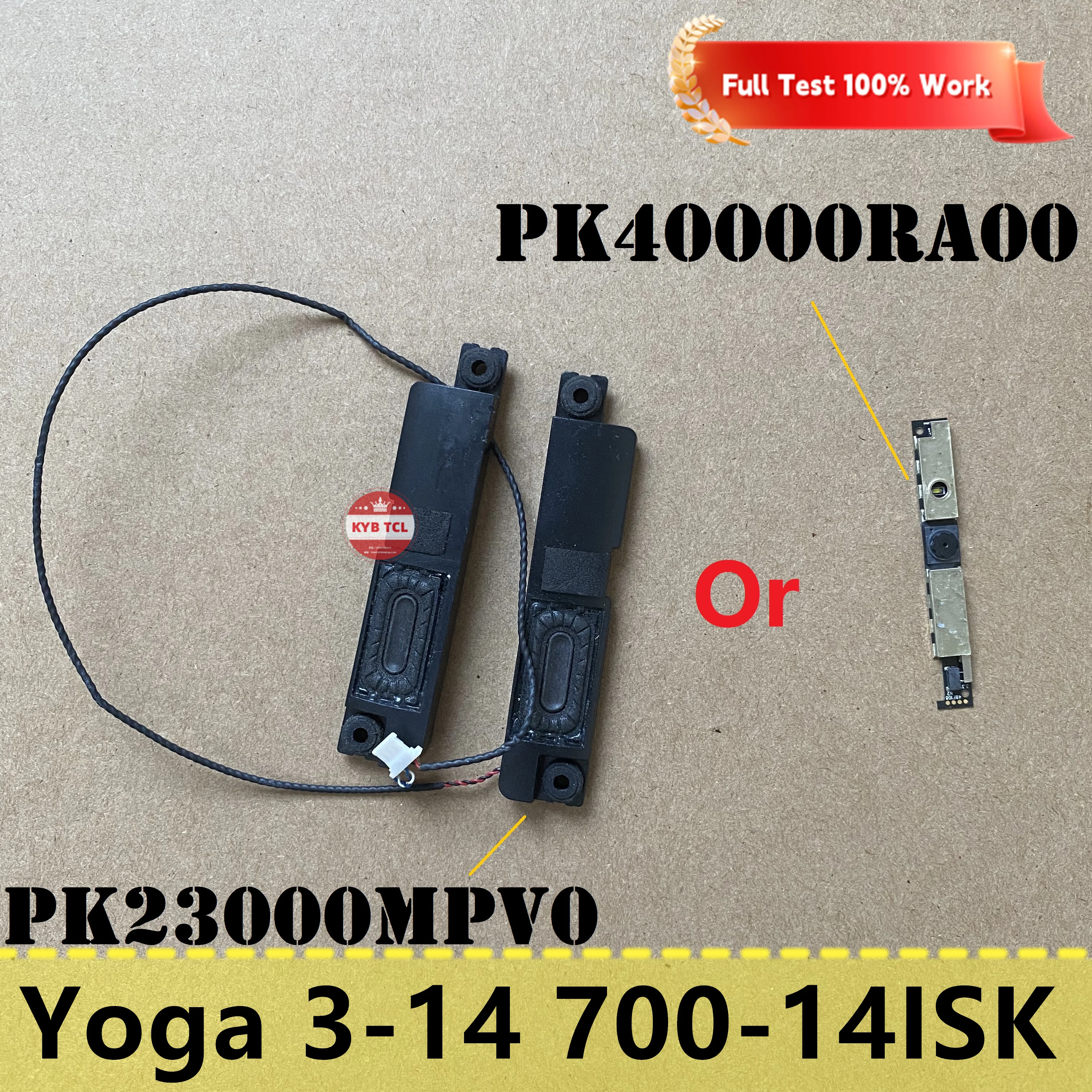 

Комплект динамиков для ноутбука Lenovo Yoga 3 14 700-14ISK 3-1470 700-14, модуль камеры слева и справа или веб-камеры PK40000RA00 PK23000MPV0