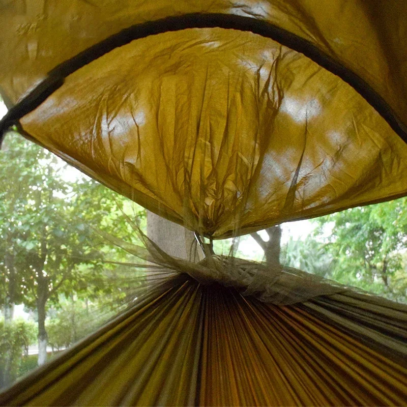 Nylon Hammock Outdoor Swing Tent Outdoor Furniture Survival Camping Equipment Waterproof Durable Anti Mosquito Hanging Hammock