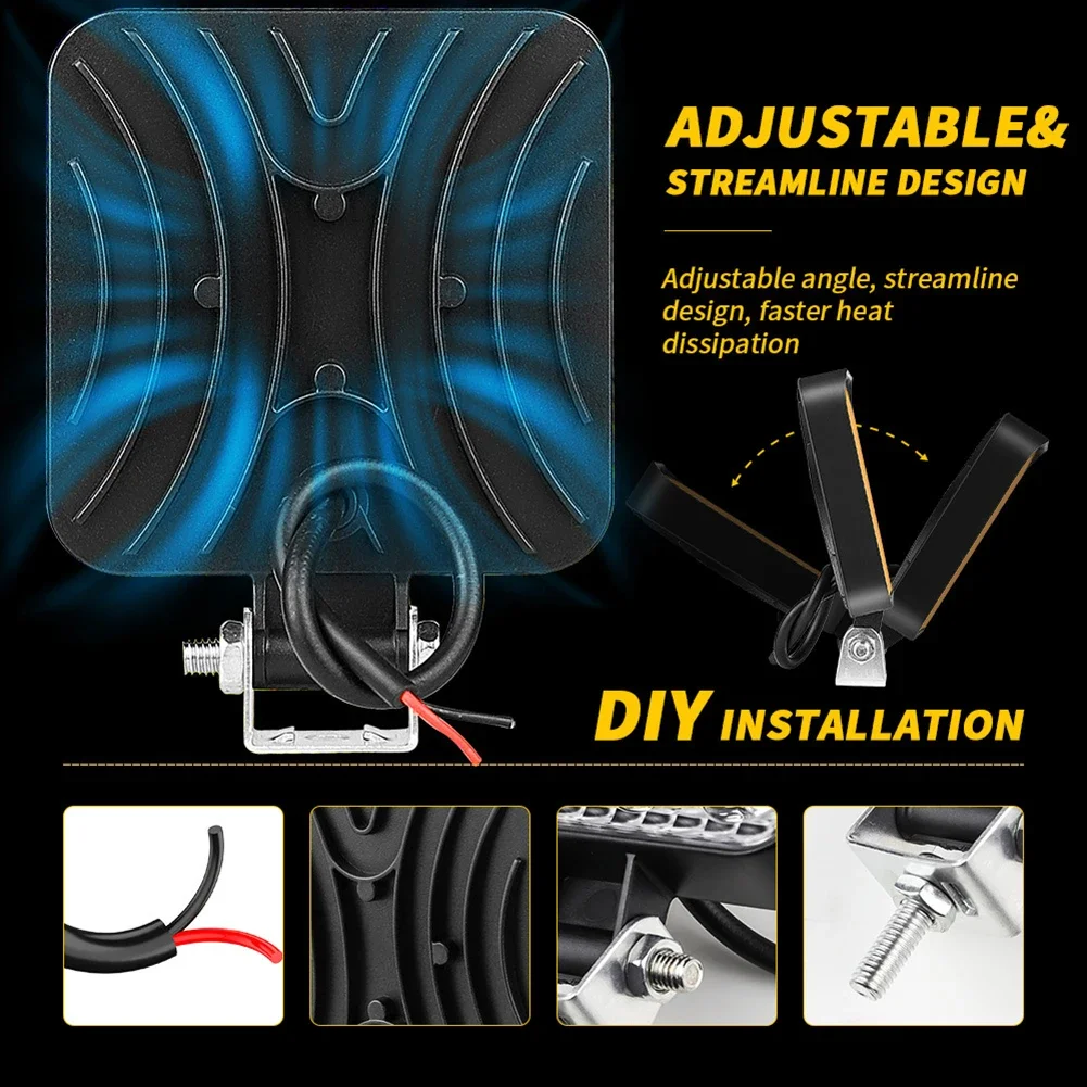 High-Performance LED Work Light for Off-Road and Automotive Use