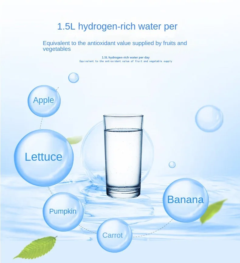 Hydrogen rich Electric Kettle Healthy Hydrogen-rich Generator Electrolysis Water Heating Machine 2L