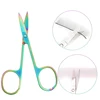 1Pc Eyebrow Scissors Stainless Steel Nail Tools Eyebrow Nose Eyelash Scissors Multifunctional Facial Hair Trimmer Makeup Beauty 5
