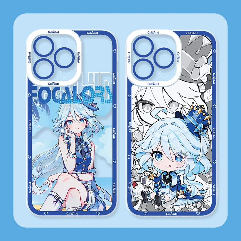 Custodia In Silicone Genshin Impact Per Samsung Galaxy A04 A04S A04E A13 A33 A53 A73 A12 A22 A32 A52 A52S A72 A31 A51 A71 Cover Trasparente