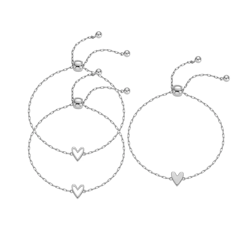 3pcs silver set 2
