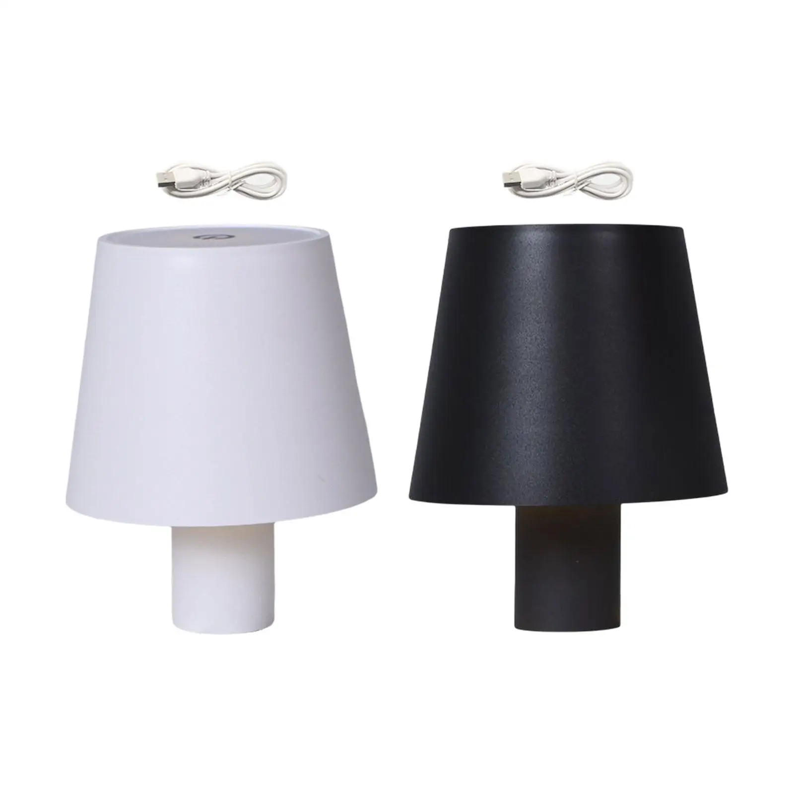 

Table Lamp Rechargeable Bedside Lamp Eye Caring Dimmable Portable Decorative