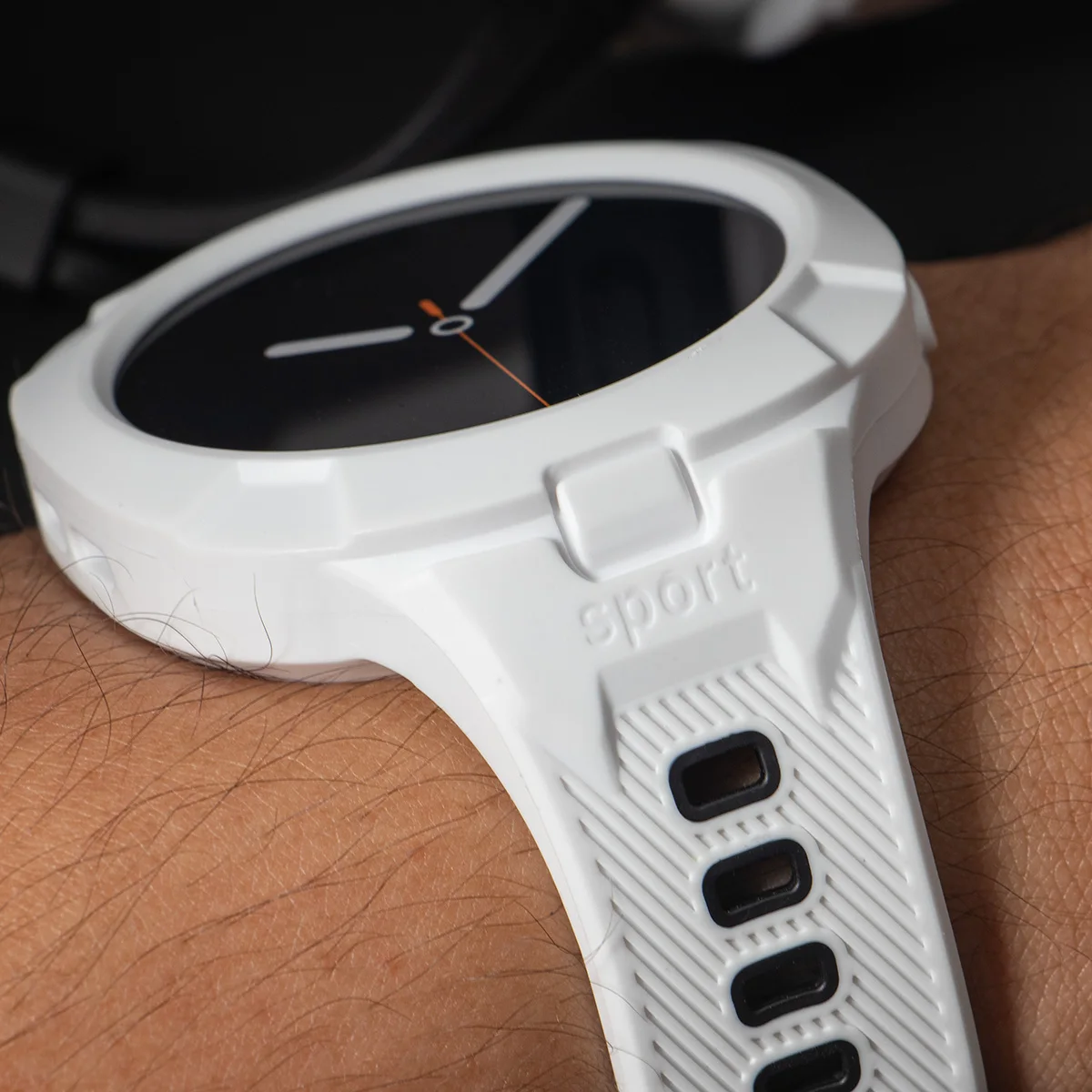 Silicone Breathable Replacement Band with Protective Case