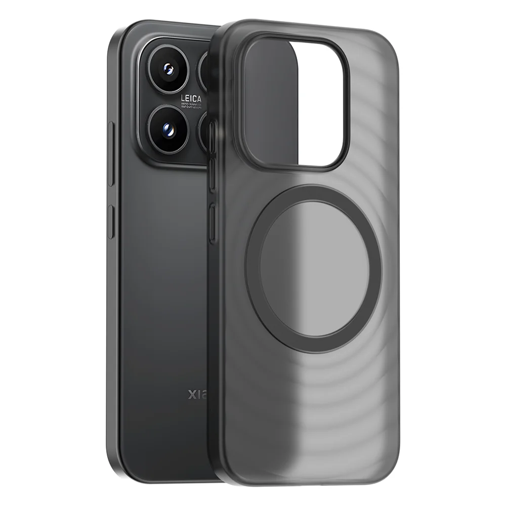 Luxury Minimalism Strip Wave Pattern Magnetic Shockproof Phone Case