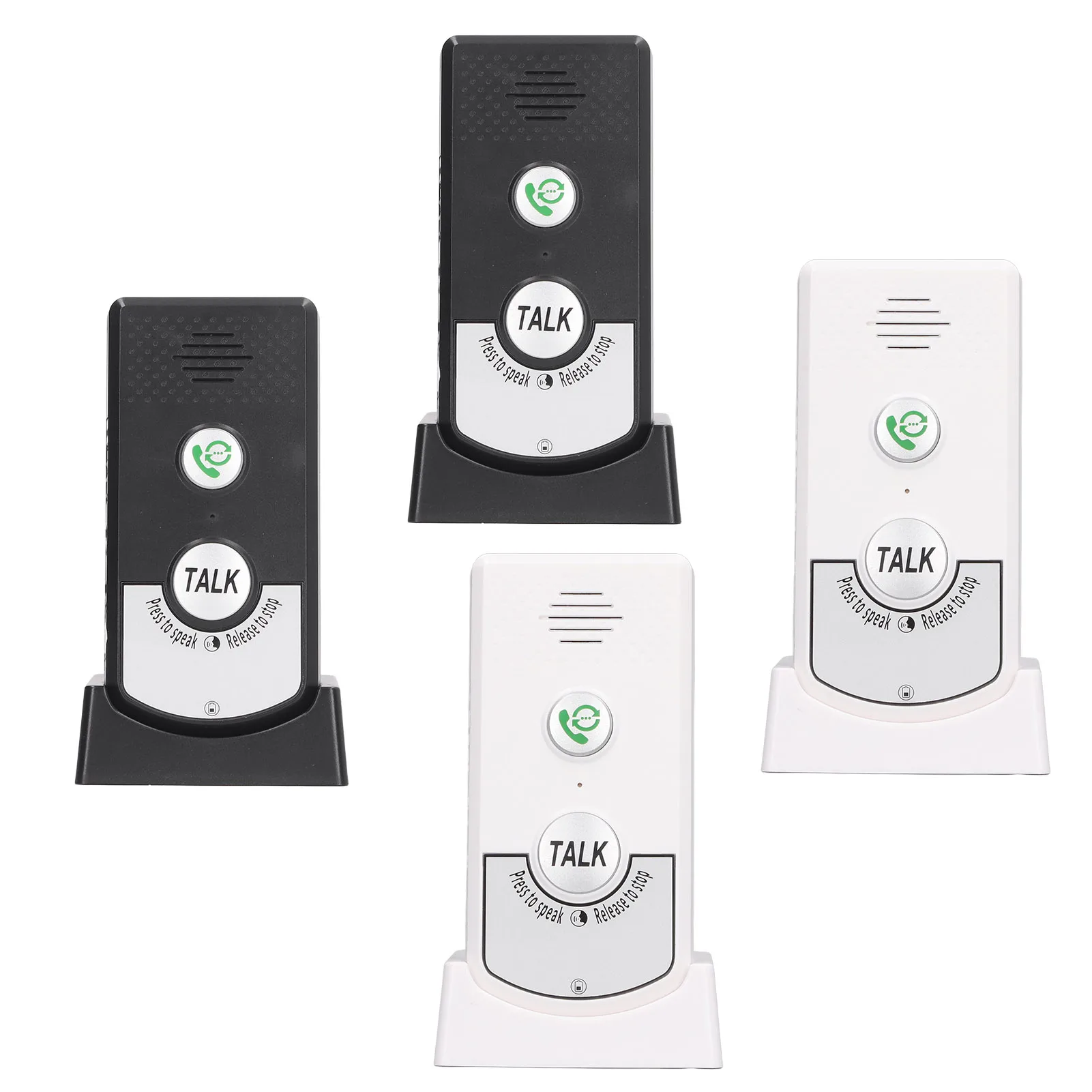 Citofono Wireless Vivavoce 410-490MHz – Portata 1000m, Batteria 1800mAh, Ricarica Automatica, Chiamata Mani Libere Per Anziani