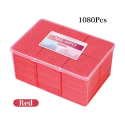 Nourishing Nail Polish Remover Wipes - Essential Nail Care Pads (Red)